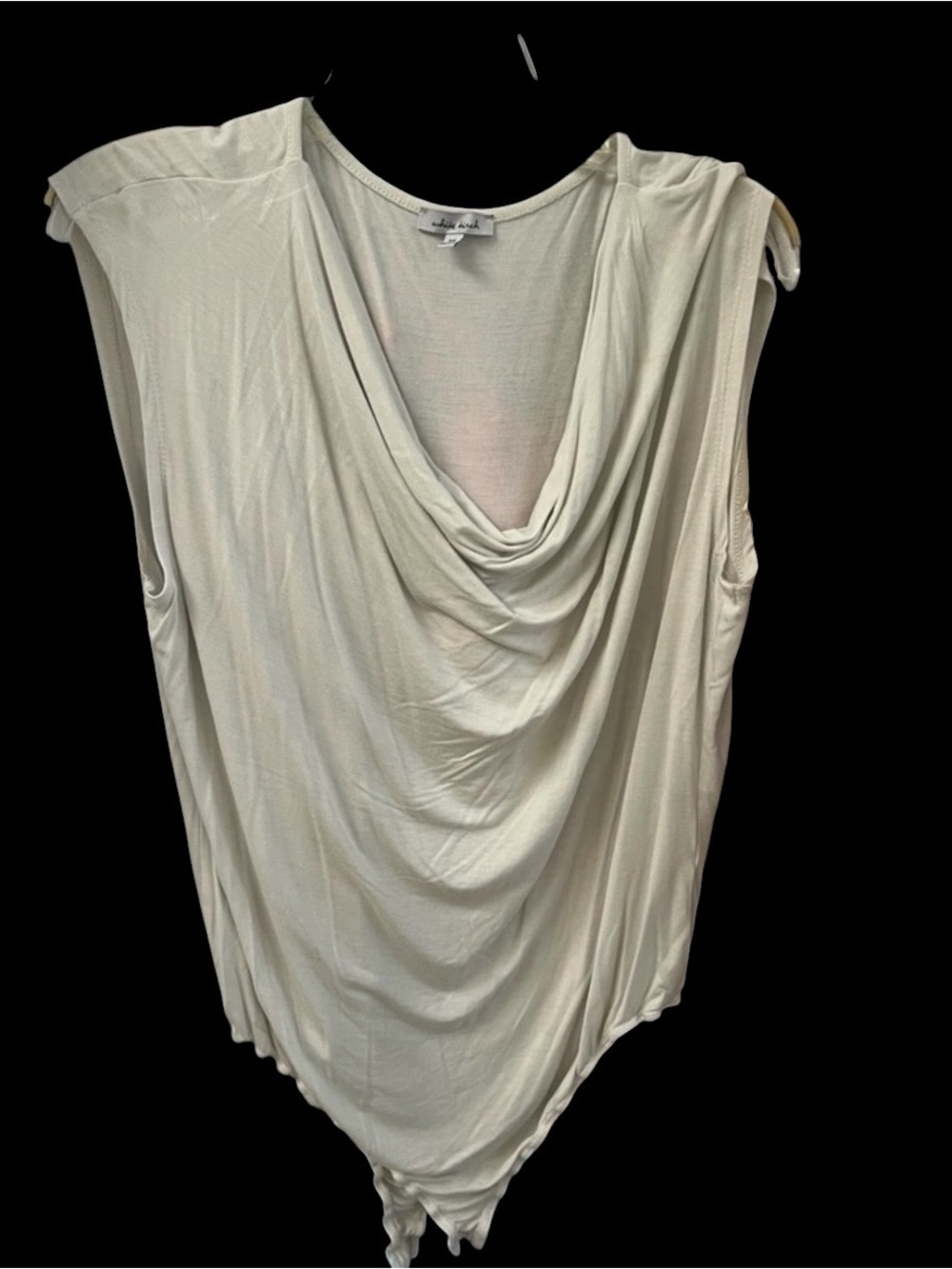 White Birch 3X Cowl Neck Bodysuit